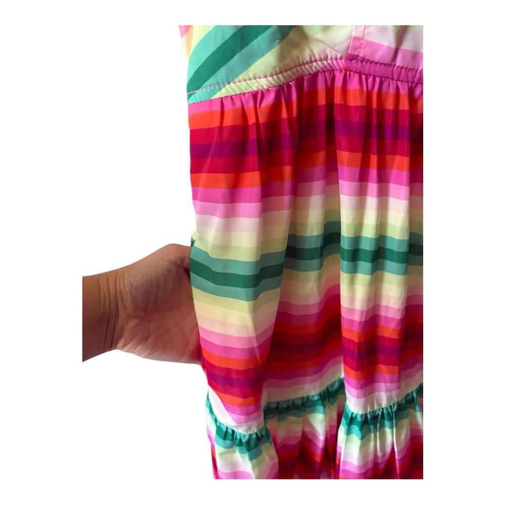 J.CREW Tiered Stripe Maxi Dress Size 8 NWT - Picture 6 of 15